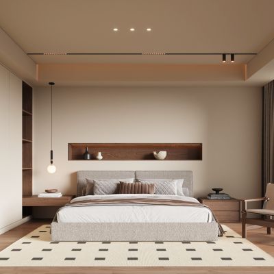 现代中古风卧室