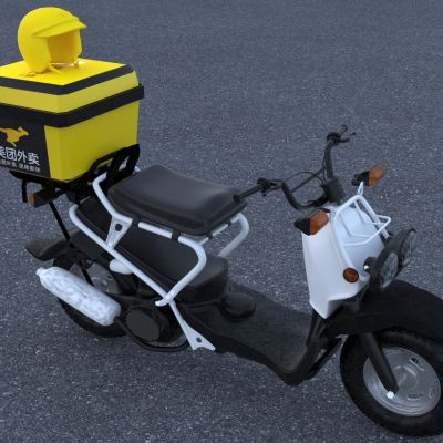 美团外卖骑手车