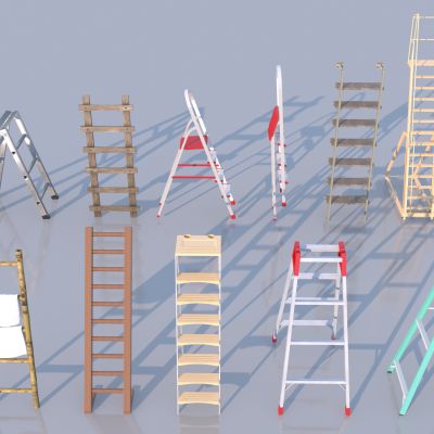 现代爬梯扶梯 楼梯阶梯组合