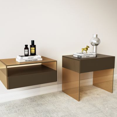 现代亚克力床头柜