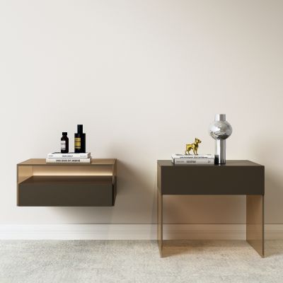 现代亚克力床头柜