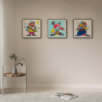 现代卡通人物挂画