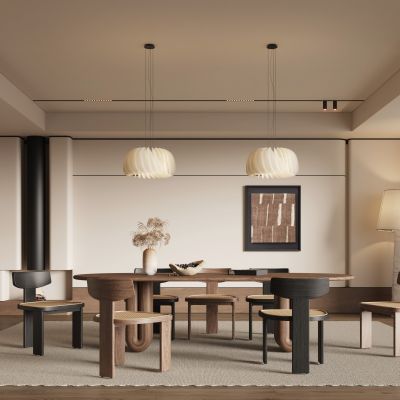 现代中古风餐厅