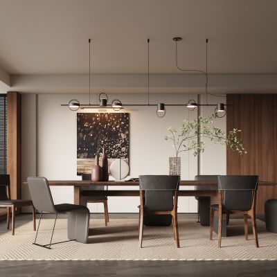 现代中古风餐厅