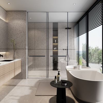 现代卫生间 浴室柜 浴柜