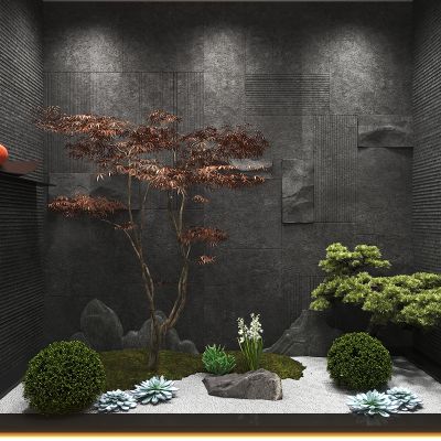 新中式植物小品