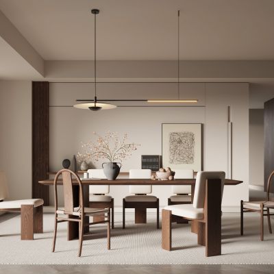 现代中古风餐厅