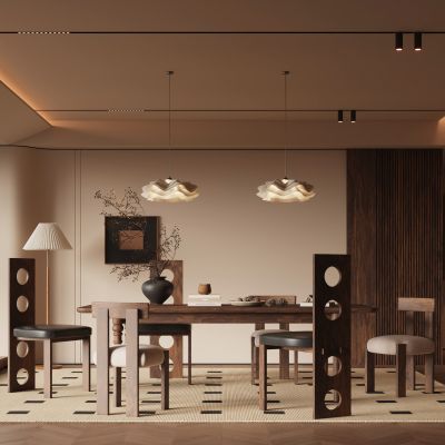 现代中古风餐厅