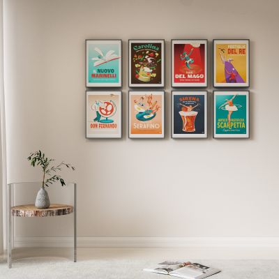 现代挂画 潮流插画 人物挂画