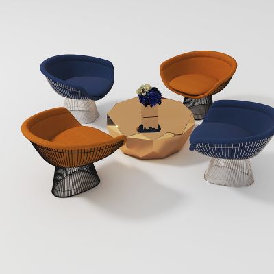 现代洽谈桌椅组合