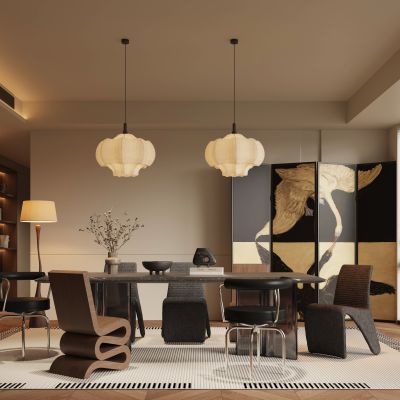 现代中古风餐厅