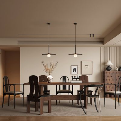 现代中古风餐厅