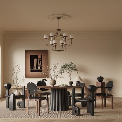 现代中古风餐厅