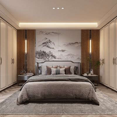 新中式卧室