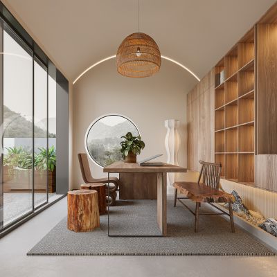 侘寂风休闲娱乐室