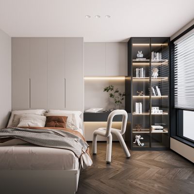 现代榻榻米卧室