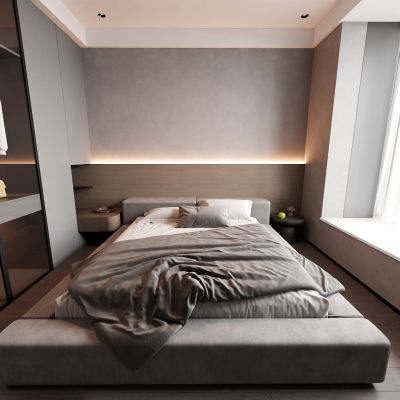 卧室 主卧 双人床