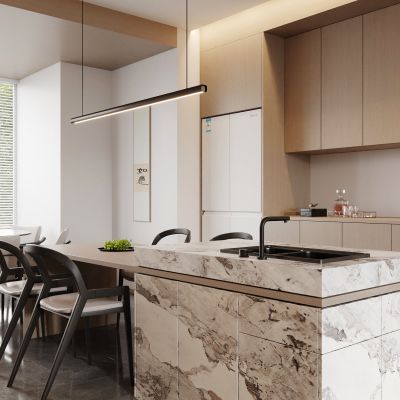 餐厅 厨房 餐厨空间 开放厨房 岛台