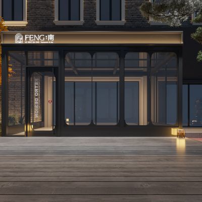现代门头3D模型