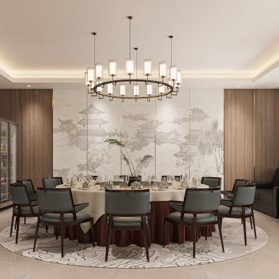 新中式餐厅包间