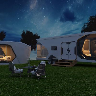 现代太空舱 民宿 户外酒店 露营民宿 露营房车