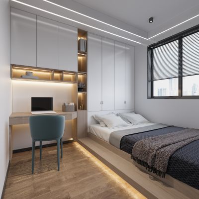 现代榻榻米卧室