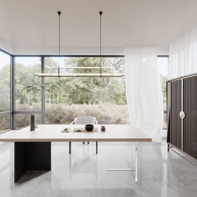 家居阳台 茶室 茶桌 中式柜子