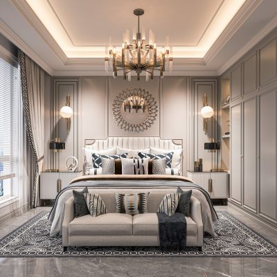 美式卧室