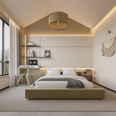 侘寂风卧室