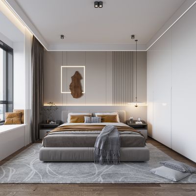 现代卧室