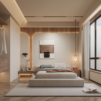 侘寂风卧室