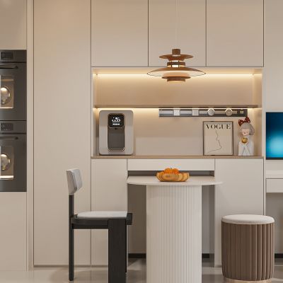 现代奶油风客餐厅