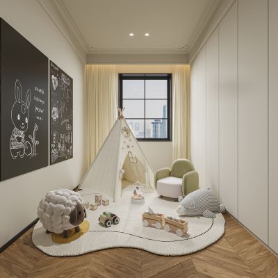 现代儿童活动室