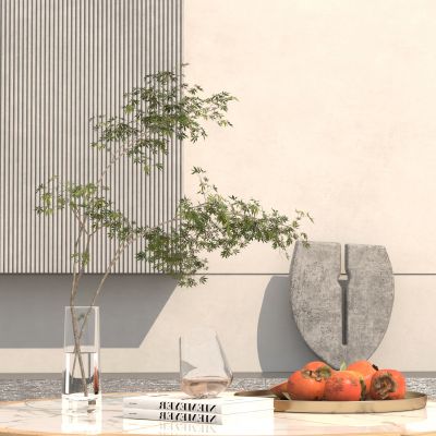 室内摆件 桌面摆件 柿子 水果 花瓶 装饰摆件