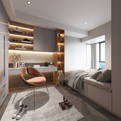 现代榻榻米卧室