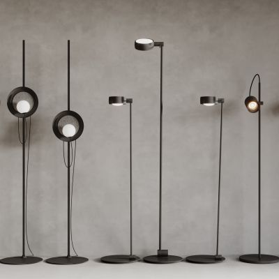 现代落地灯组合