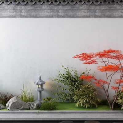 新中式灌木 景观树