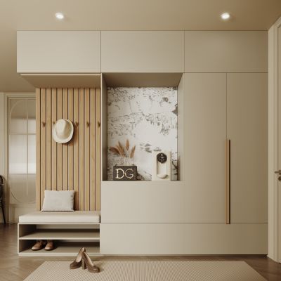 现代入户玄关柜 鞋柜 衣服 包包