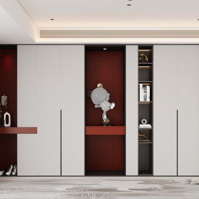 现代餐边柜 鞋柜组合 酒柜 饰品摆件