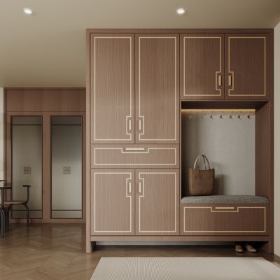 新中式入户玄关柜