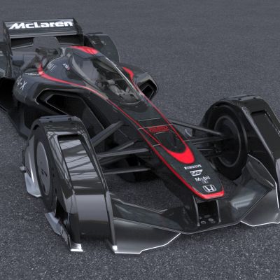 迈凯伦MP4赛车3D模型