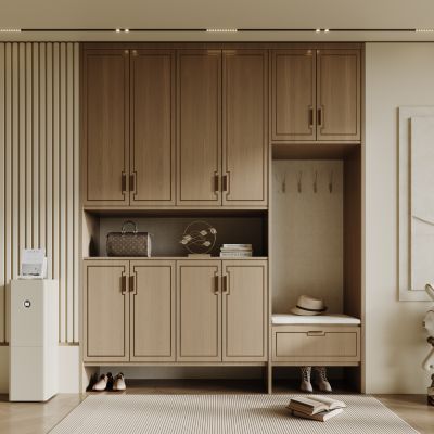 新中式入户玄关柜