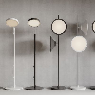 现代落地灯组合