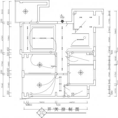 室内装修设计案例CAD施工图