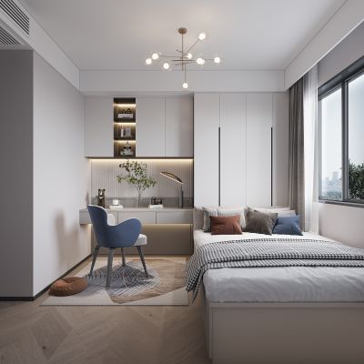 现代榻榻米卧室