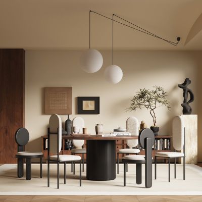 现代中古风餐厅