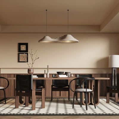 现代中古风餐厅