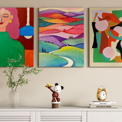 现代抽象装饰画挂画