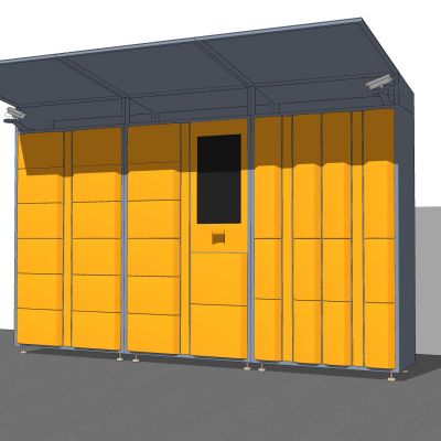 现代快递柜菜鸟驿站快递箱智能快递站丰巢柜投递箱自助快递箱