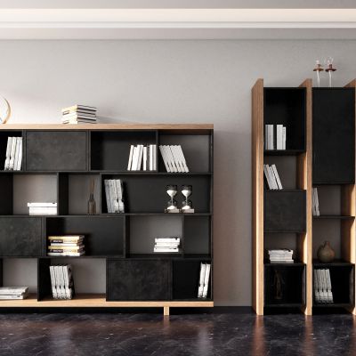 实木铁艺商场展示销售书店书房异形组合书架